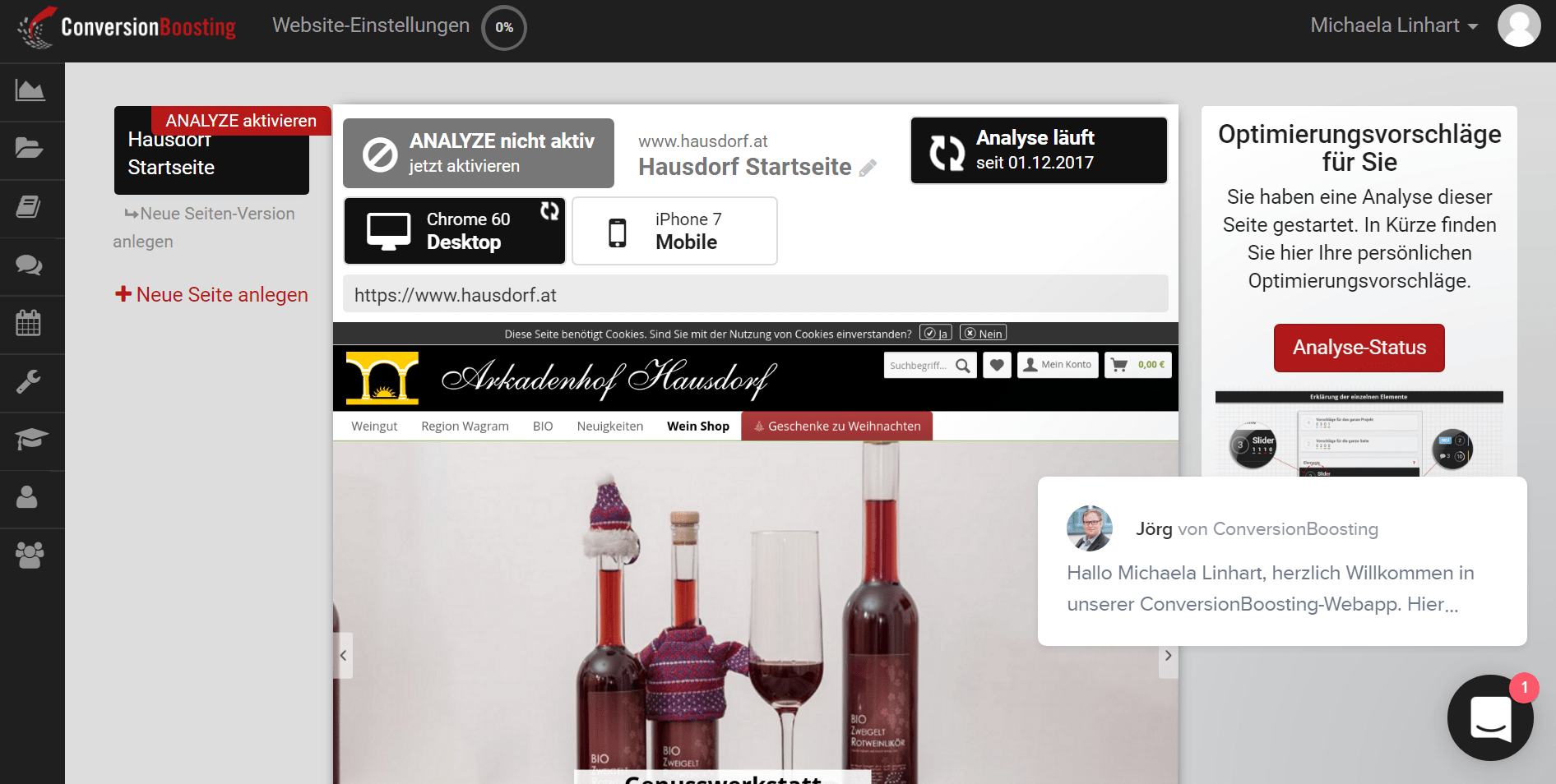 ANALYZE von Conversionboosting