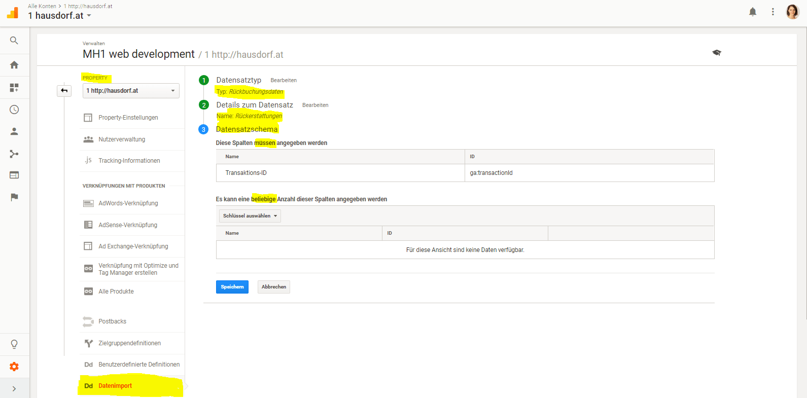 Data Import Feature in Google Analytics