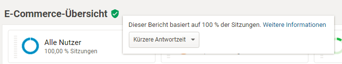 Google Analytics Datensampling