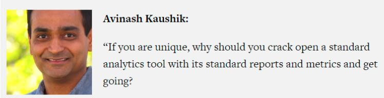 Avinash Kaushik Zitat