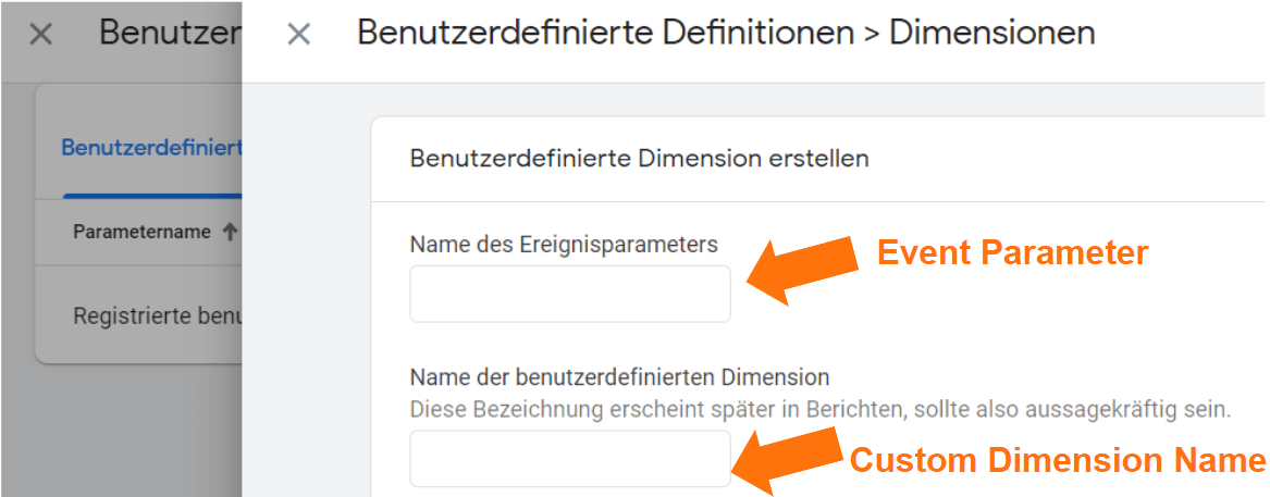 Custom Dimension in Google Analytics 4 anlegen