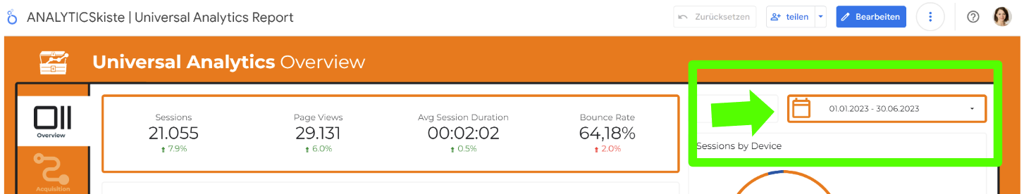 Cypressnorth Datumselektor