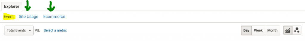 Ereignis Reports - Mehrere TabsPNG