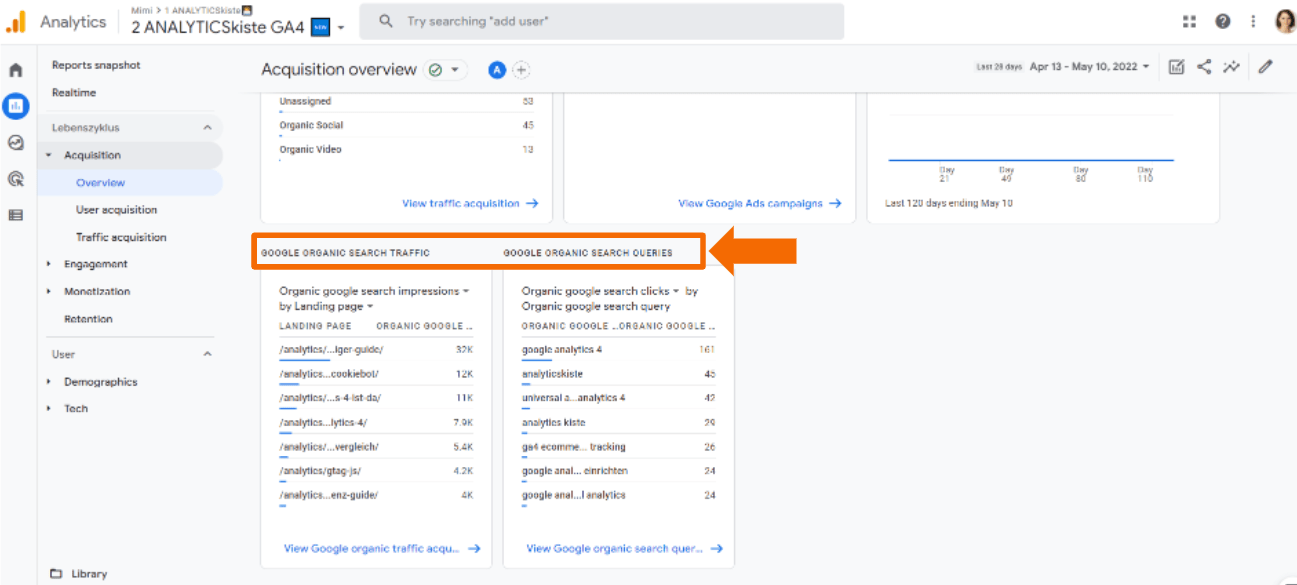 GA4 SEO Reports in EN