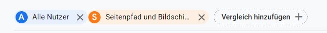 GA4 Zwei Vergleiche aktiv