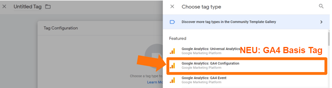 Neu - GA4 Basis Tag