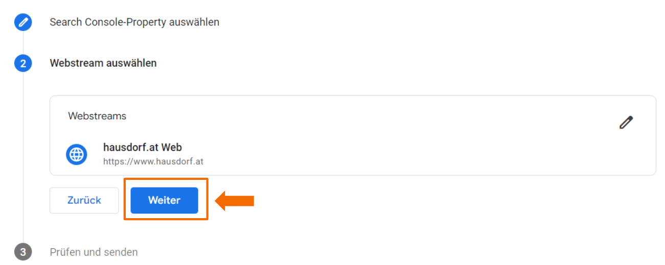 SC Verknüpfung Schritt 2 fertig
